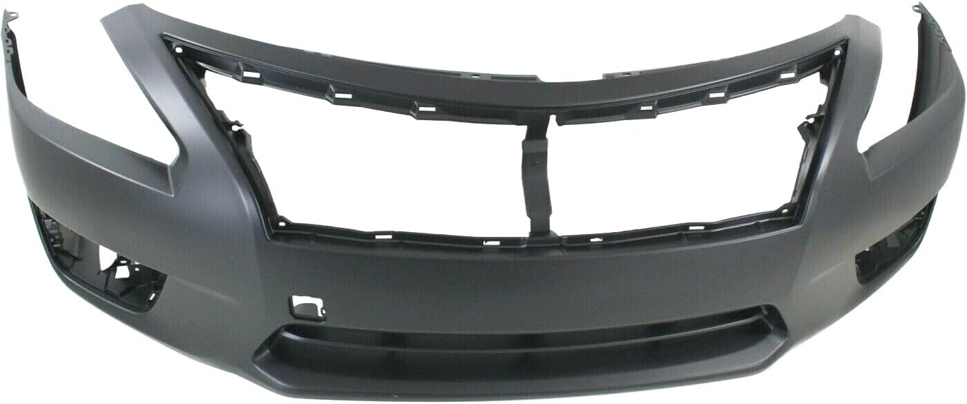 Front Bumper Cover for 2013-2015 Nissan Altima S SV SL Primed w/ Fog Light Holes