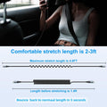 USB C to USB C Cable 2Pack 3ft, Coiled Fast Charging Cord for iPhone 17 Samsung
