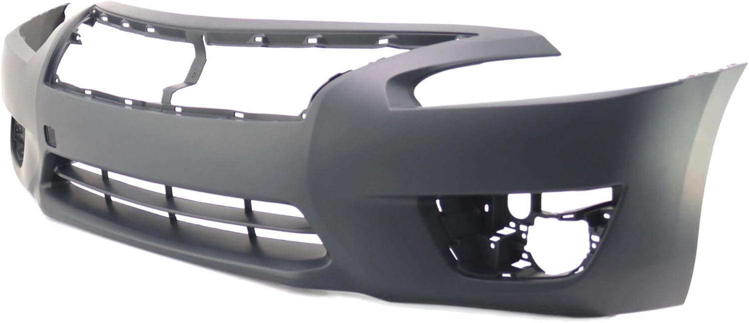Front Bumper Cover for 2013-2015 Nissan Altima S SV SL Primed w/ Fog Light Holes