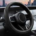 Ouzorp Car Steering Wheel Cover, Microfiber Leather, Anti-Slip, Universal
