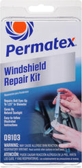 Permatex 09103 Windshield Repair Kit - Fix Chipped & Cracked Glass, 9pc