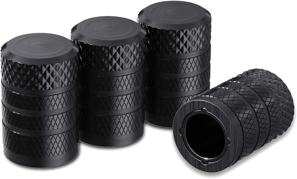 CKAuto Aluminum Valve Stem Caps 4pcs | Corrosion Resistant, Cars, Trucks, SUVs