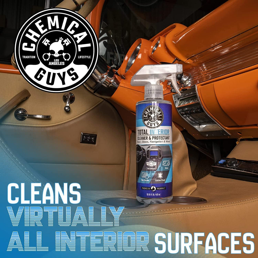 Chemical Guys Total Interior Cleaner & Protectant – Leather & Vinyl, 16 oz