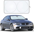 EcoNour Car Windshield Sunshade, Blocks 99% Heat, Universal Fit for Cars, SUVs & Trucks