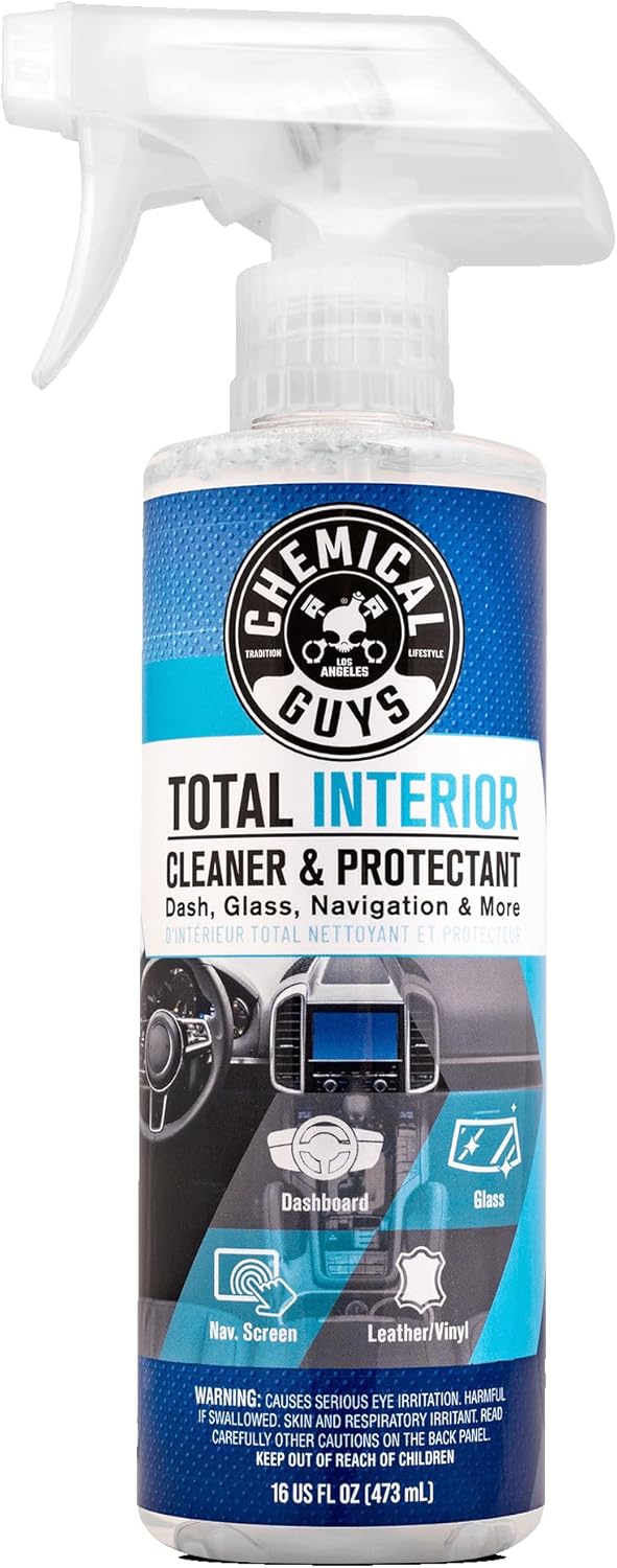 Chemical Guys Total Interior Cleaner & Protectant – Leather & Vinyl, 16 oz