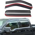 Outside Mount Rain Guards for Ford F-150/F-150 Raptor Crew Cab Vent Visors 2015-2026