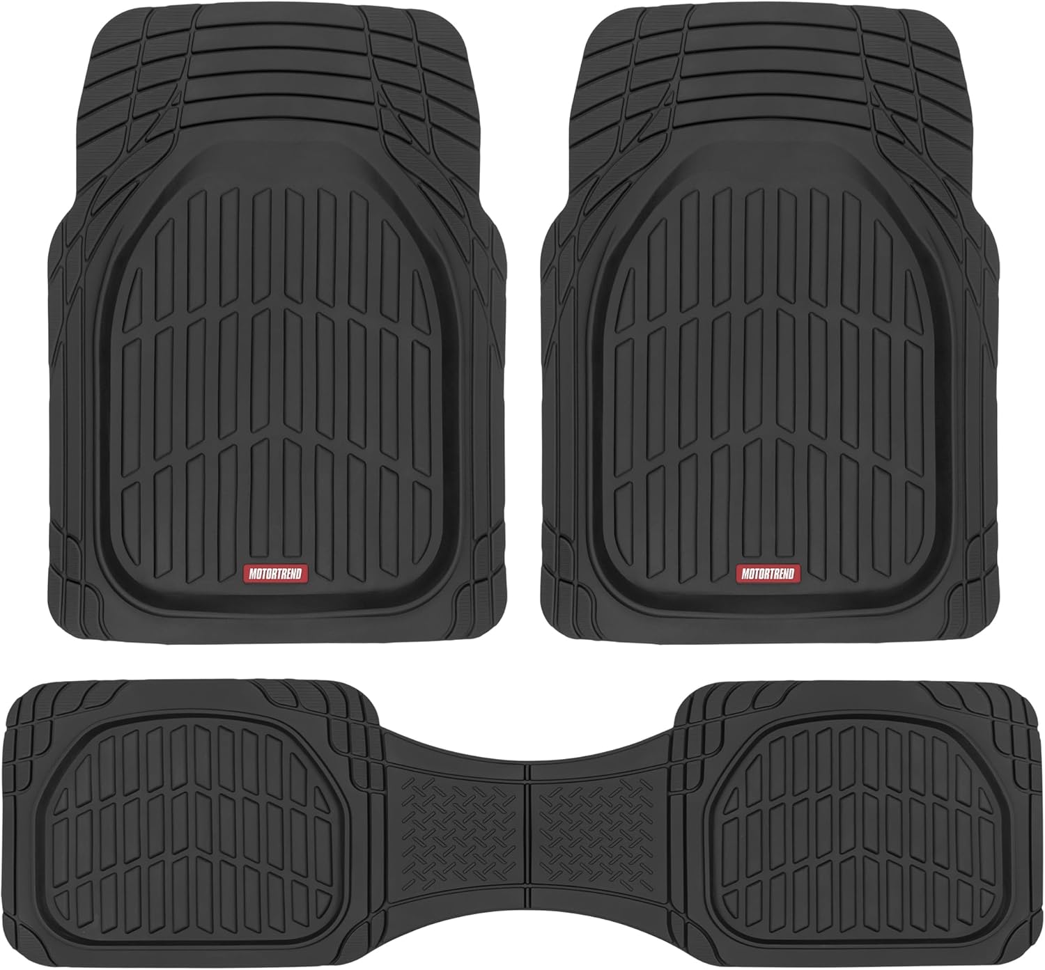 All-Weather Floor Mats Universal Waterproof Floor Liners for Cars Trucks SUVs