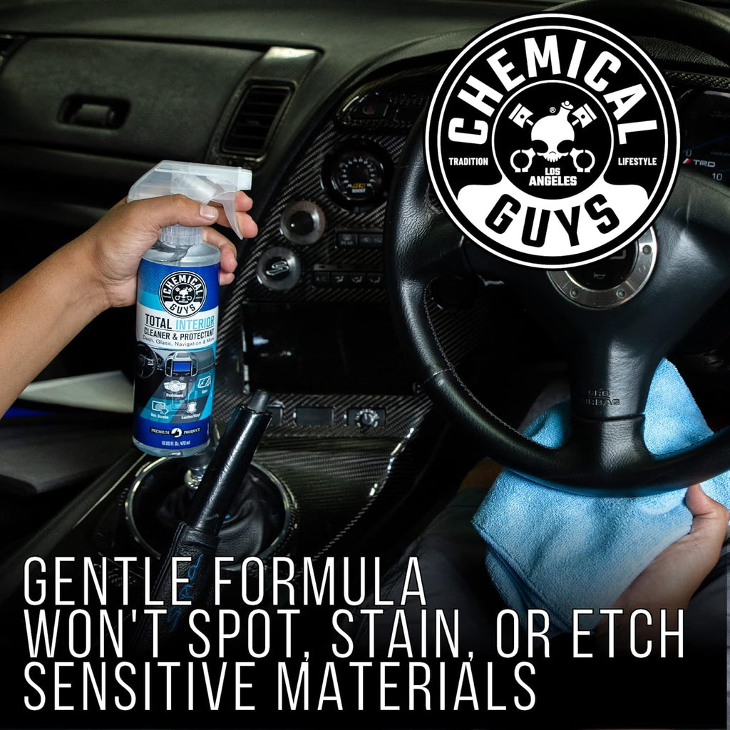 Chemical Guys Total Interior Cleaner & Protectant – Leather & Vinyl, 16 oz