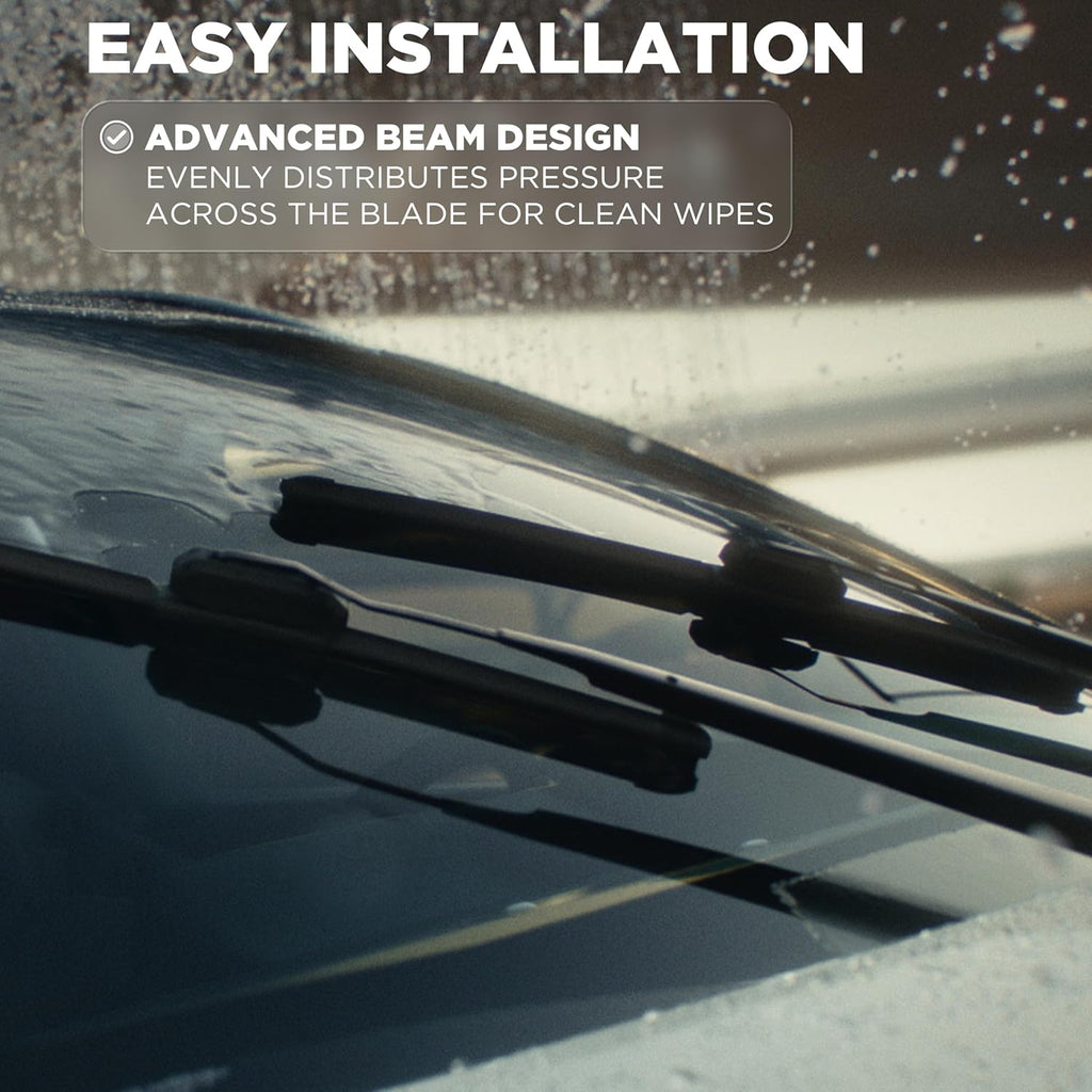 Rain-X 810363 22" Water Repellent Wiper Blades (Pack of 2) - Streak-Free