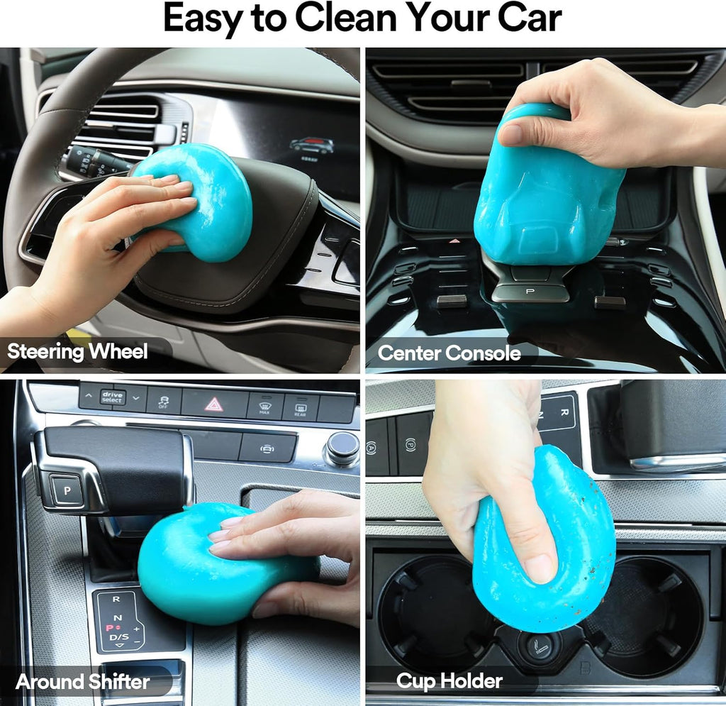 Car Cleaning Gel Putty, Universal Interior Cleaner Slime, Auto Detailing Dust Remover Kit