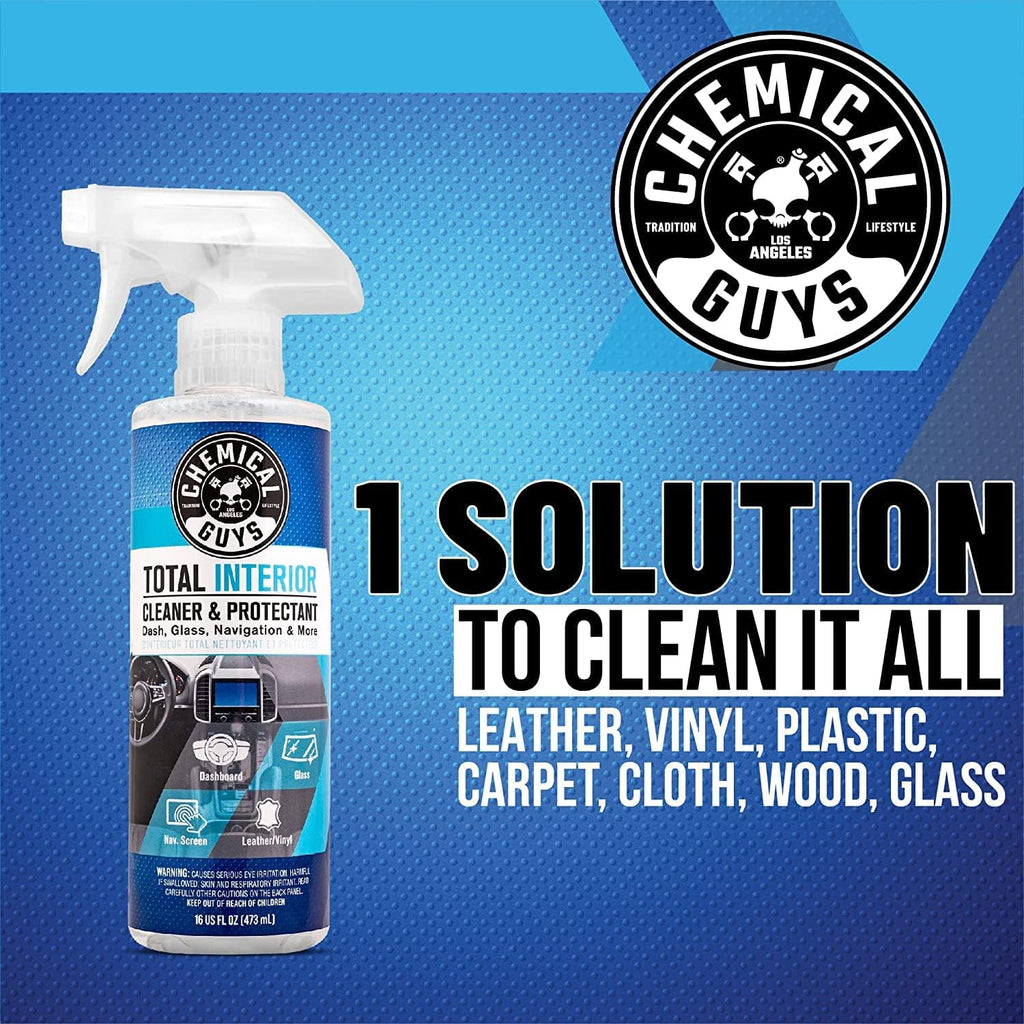 Chemical Guys Total Interior Cleaner & Protectant – Leather & Vinyl, 16 oz