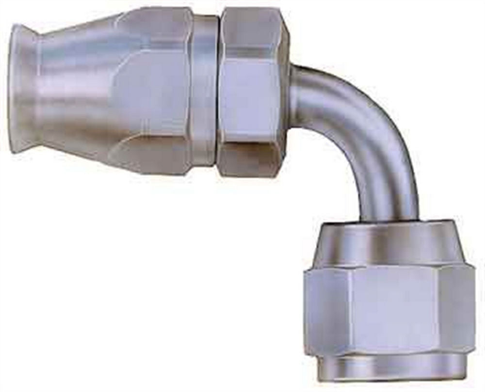 Aeroquip #3 90 Deg Stl Swivel (Teflon) Bulk - FBM1120