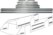 Allstar Performance LM Alum Body Brace Kit - ALL23105
