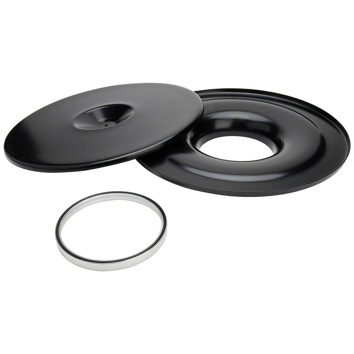 Allstar Performance Flat 14in Air Cleaner Kit Black - ALL25951