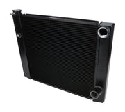 Allstar Performance Dual Pass Radiator 19x26 1 Row Lightweight Black - ALL30345