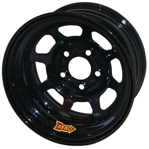 Aero Race Wheels 15x8 2in. 4.75 Black - 50-184720
