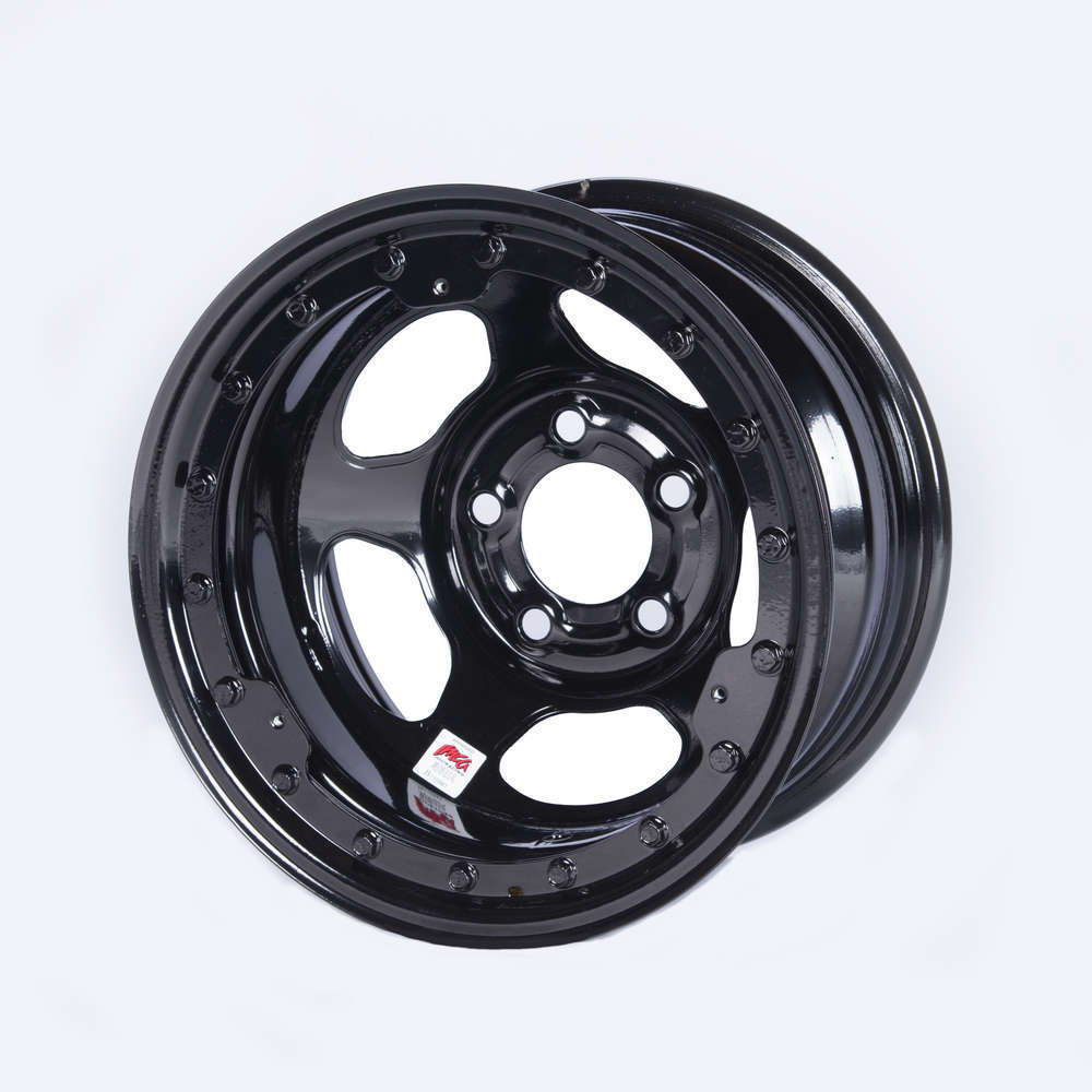 Bassett 15x8 IMCA Black Beadlock Inertia 5x5 - 58A52ILK