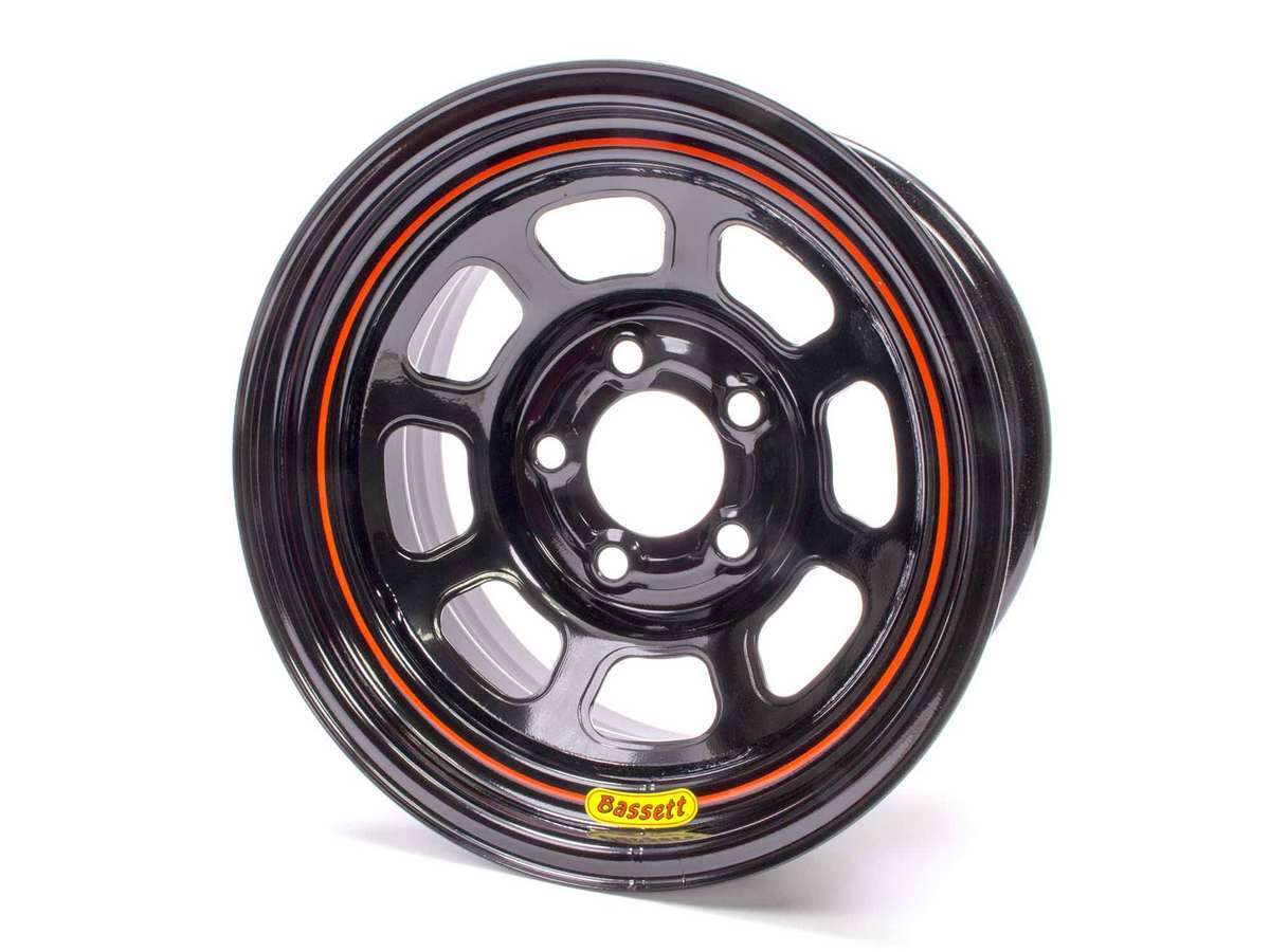 Bassett 15x8 5x5 Black Spun - 58S54