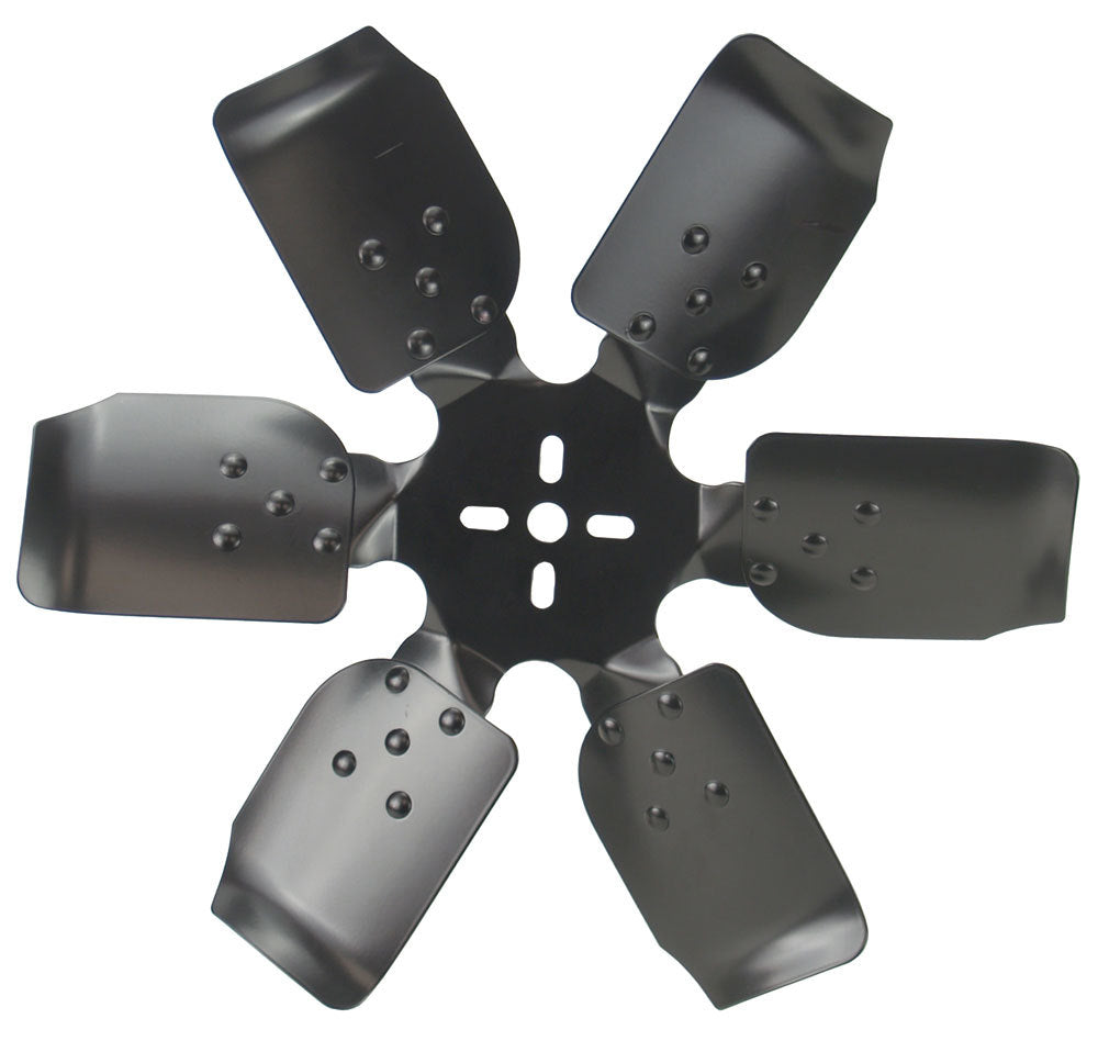 Derale 17in Rigid Race Fan Steel Blade-Reverse Rot