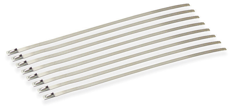 Design Engineering S.S. Locking Ties 8in.-8pk. - 10201