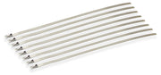Design Engineering S.S. Locking Ties 8in.-8pk. - 10201