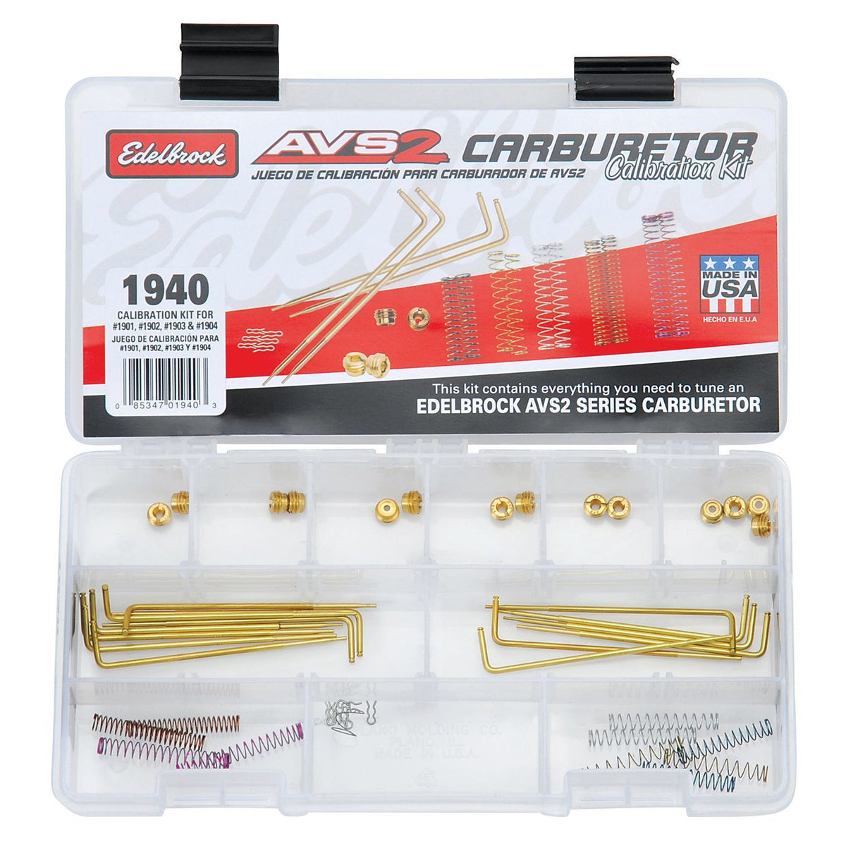 Edelbrock AVS2 Calibration Kit - 500 Series - 1940
