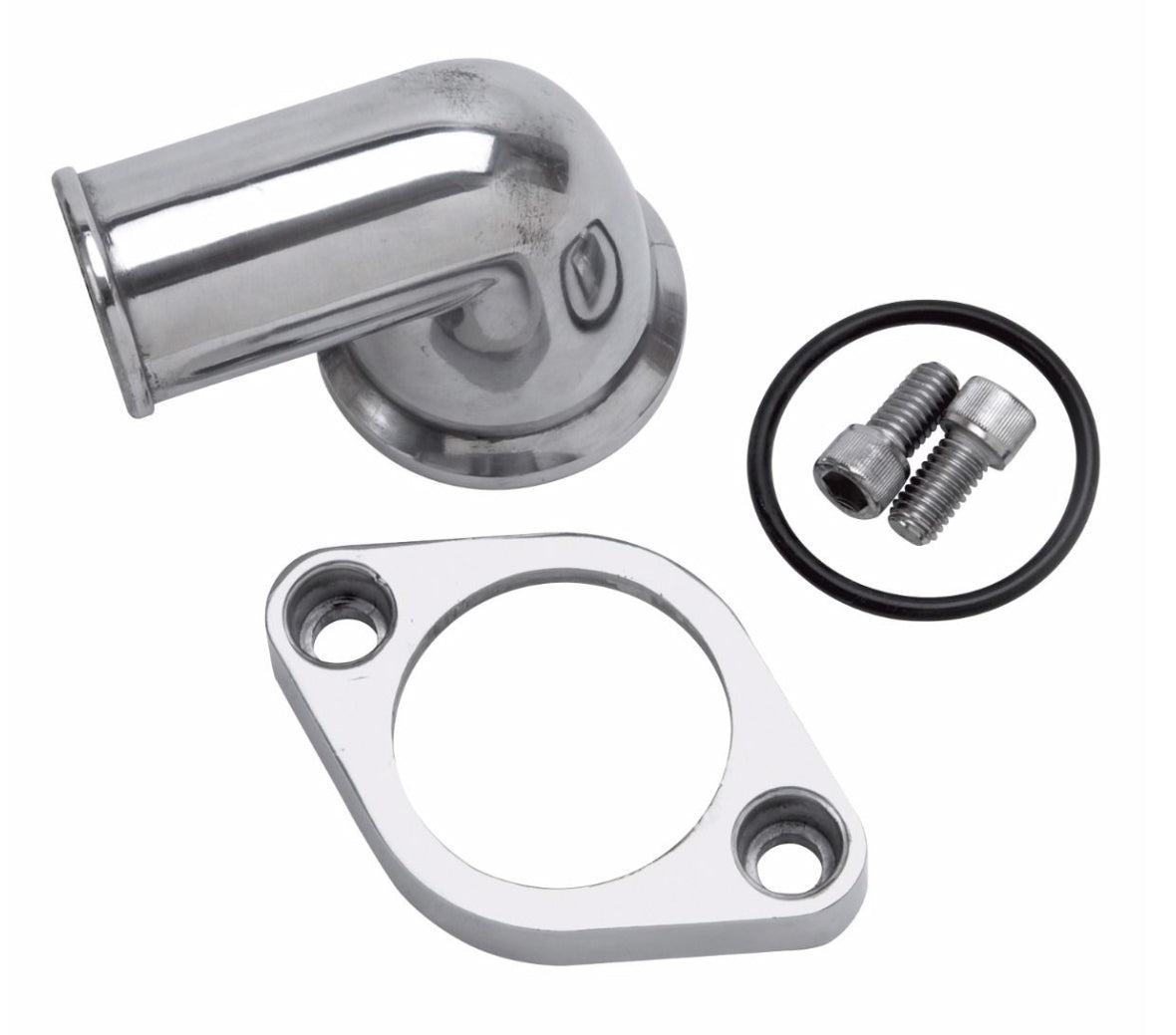 Edelbrock Chevy V8 Thermostat Housing - 90 Degree - 4818