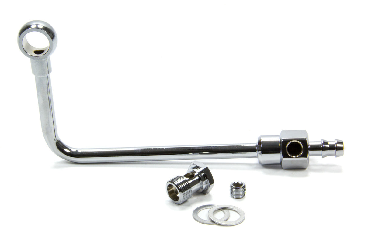 Edelbrock Chrome Fuel Line for EPS Carb. - 8126
