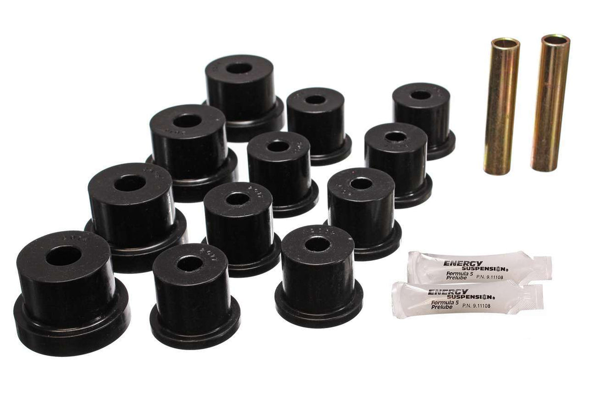Energy Suspension 62-67 Nova Rr Spring Bushing Set Black - 3.2122G