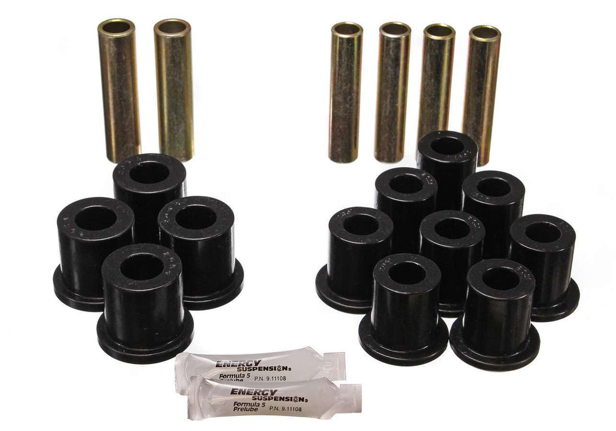 Energy Suspension Ford Complete Spring & Shackle Set Black - 4.2114G