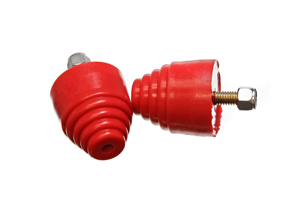Energy Suspension Bump Stop 2-1/8 x 2in Stepped Cone Pair - 9.9101R