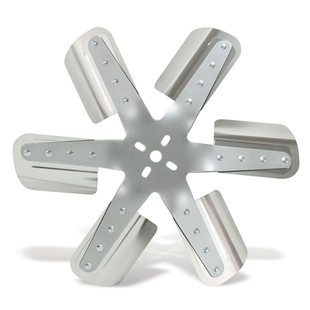 Flex-A-Lite Belt Driven Flex Fan16in - Silver - 101254