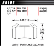 Hawk Brake Performance Street Brake Pad (4) - HB194Z.570