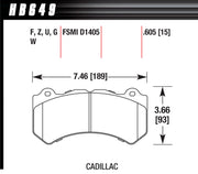 Hawk Brake Brake Pads GM / Dodge Front Ceramic - HB649Z.605