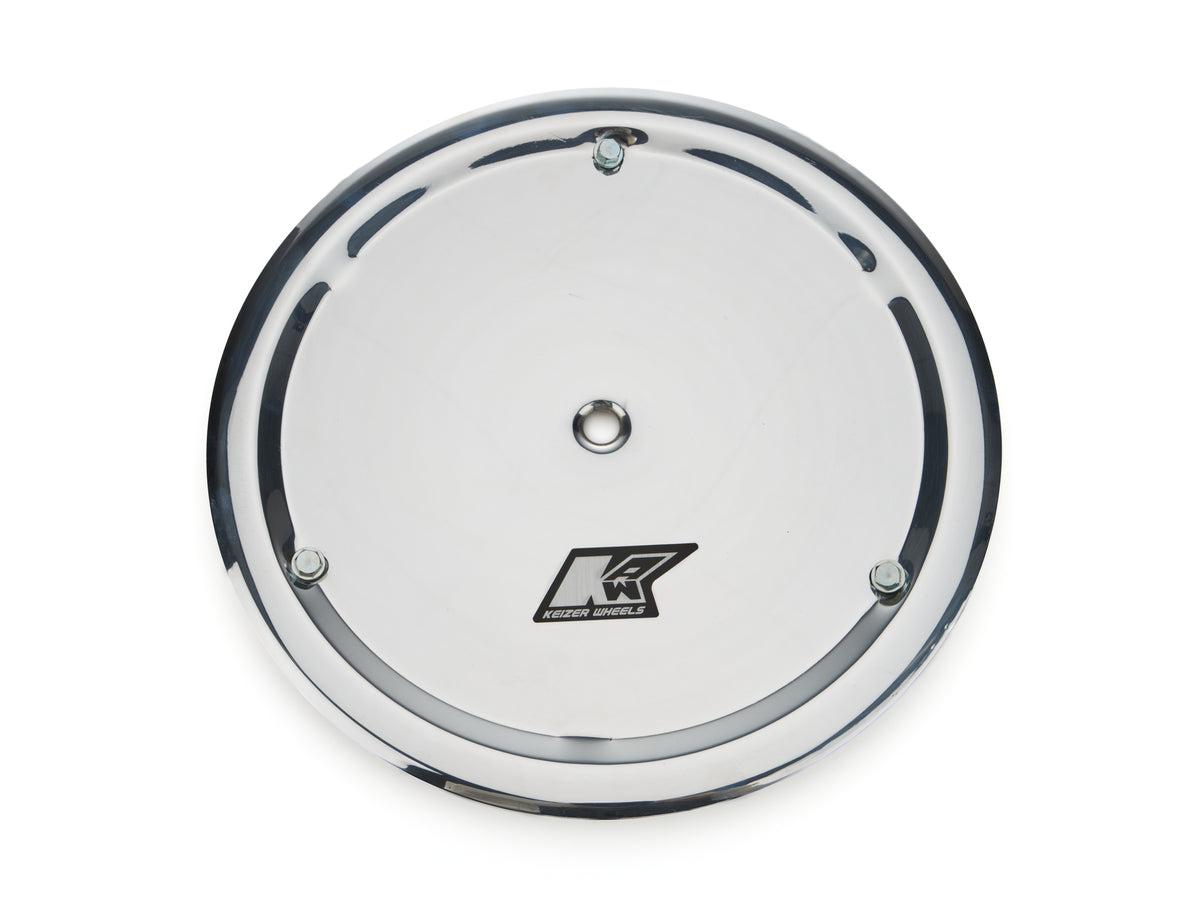 Keizer Aluminum Wheels, Inc. Mudcover 15in Polished w /3 5/16-18 Bolts - 15mcbo