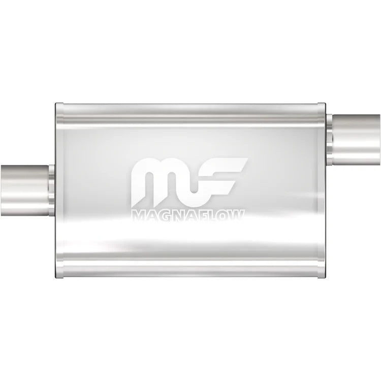Magnaflow Perf Exhaust Stainless Muffler 2.5in Offset In/Center Out - 11226