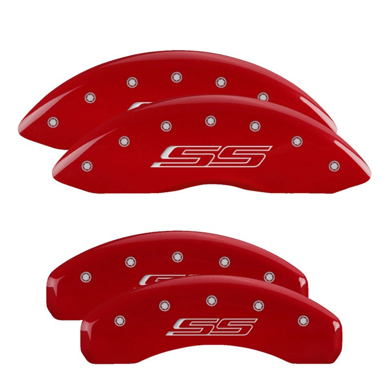 Mgp Caliper Cover 10-15 Camaro Caliper Covers Red - 14036SSS5RD