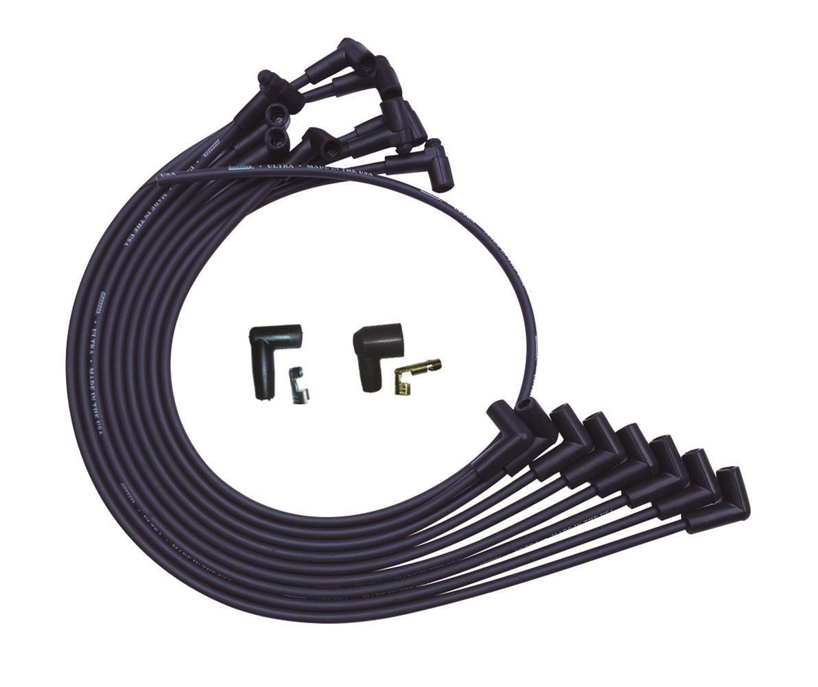 Moroso Ultra Plug Wire Set SBC Over V/C Black - 51025