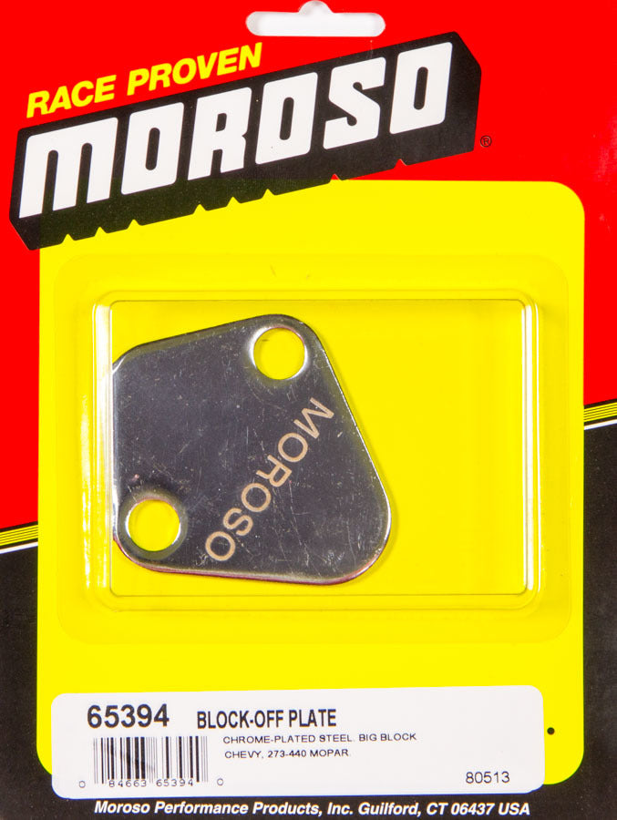 Moroso Bb Chevy F.P. Block-Off - 65394