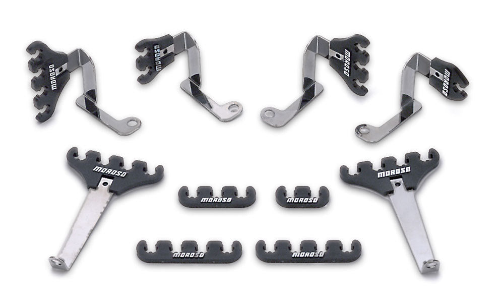 Moroso SBF Spark Plug Wire Loom Kit - Black - 72133