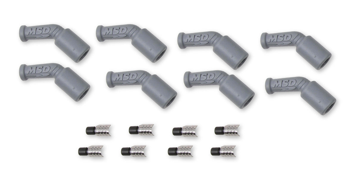 MSD Ignition LS1 45 Degree Boot & Terminal Kit (8pk) - 33048