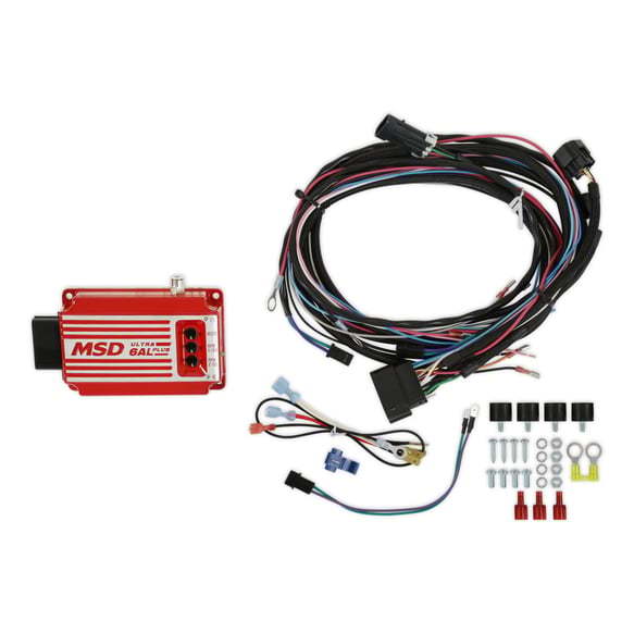 Msd Ignition Ultra 6AL Plus Ignition Box - Red Finish - 6523