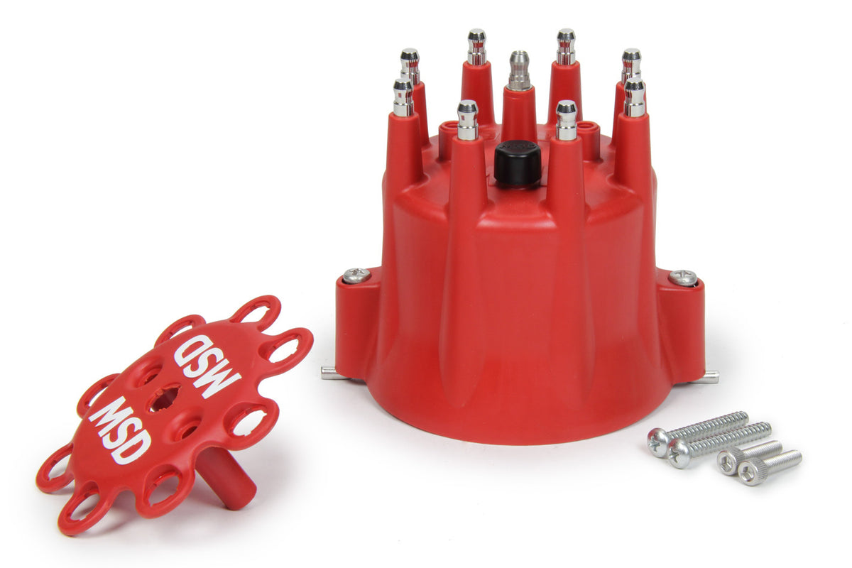 Msd Ignition Distributor Cap w/HEI Wire Retainer - 8433