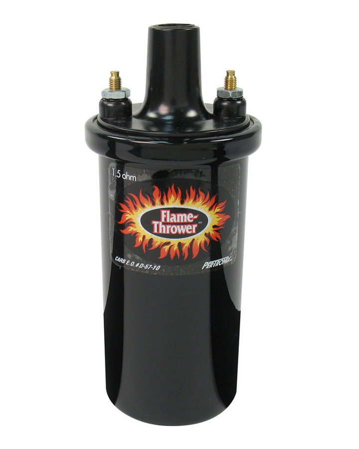 Pertronix Ignition Flame-Thrower Coil - Black Epoxy 1.5 ohm - 40111