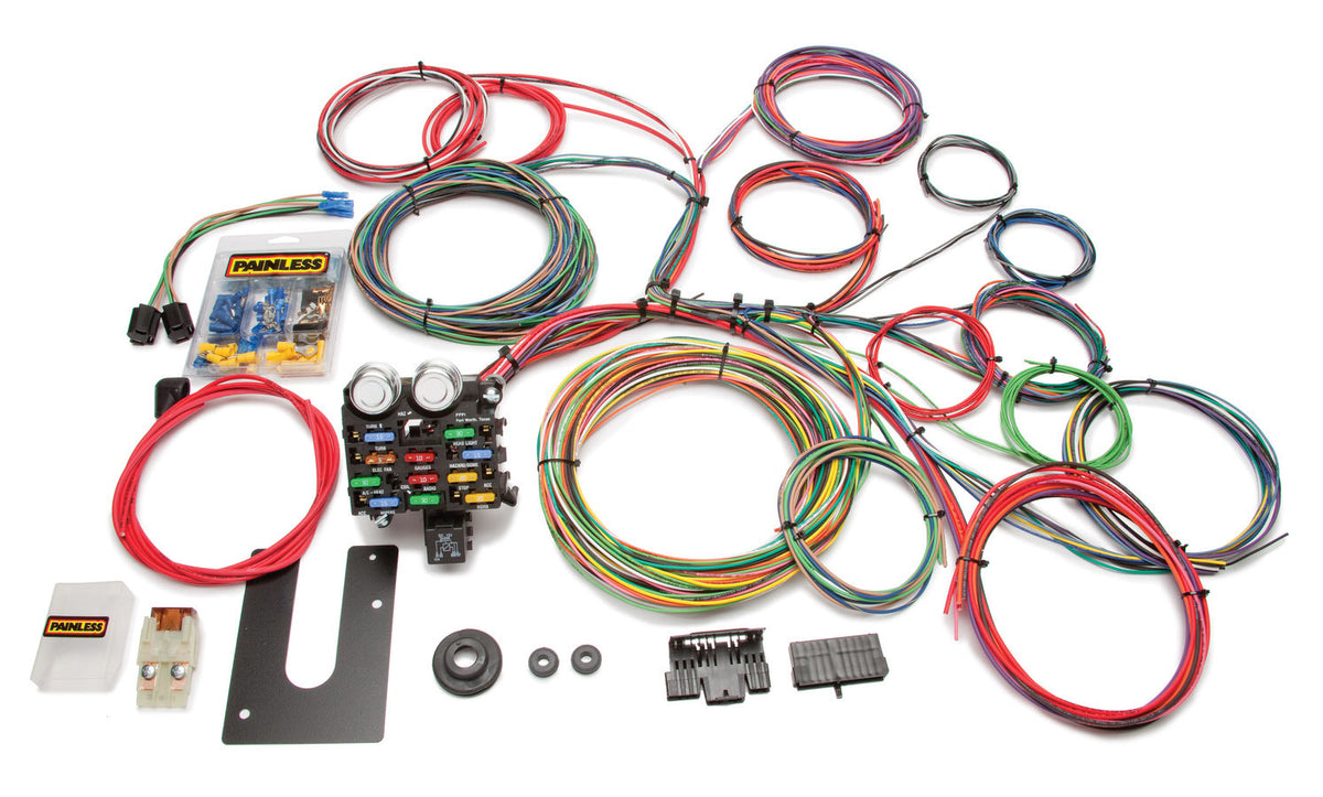 Painless Wiring 21 Circuit Non-Gm Column - 10102