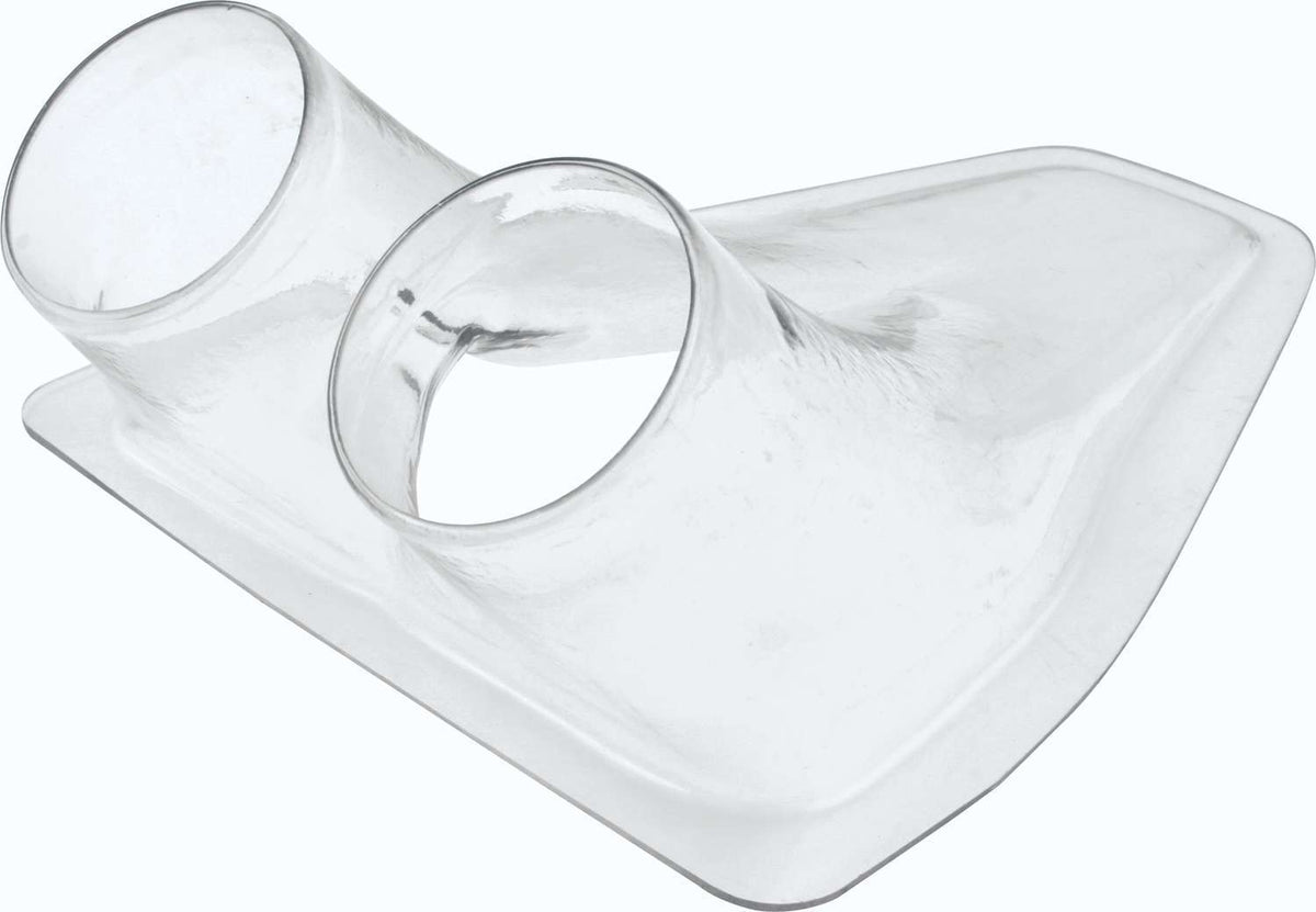 Quickcar Racing Products NACA Duct Clear Dual - 60-010
