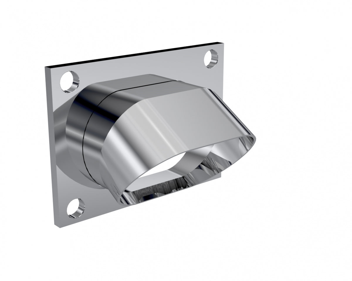 Quick Time Performance Low Profile Oval Stain less Steel Turn Down - 11339