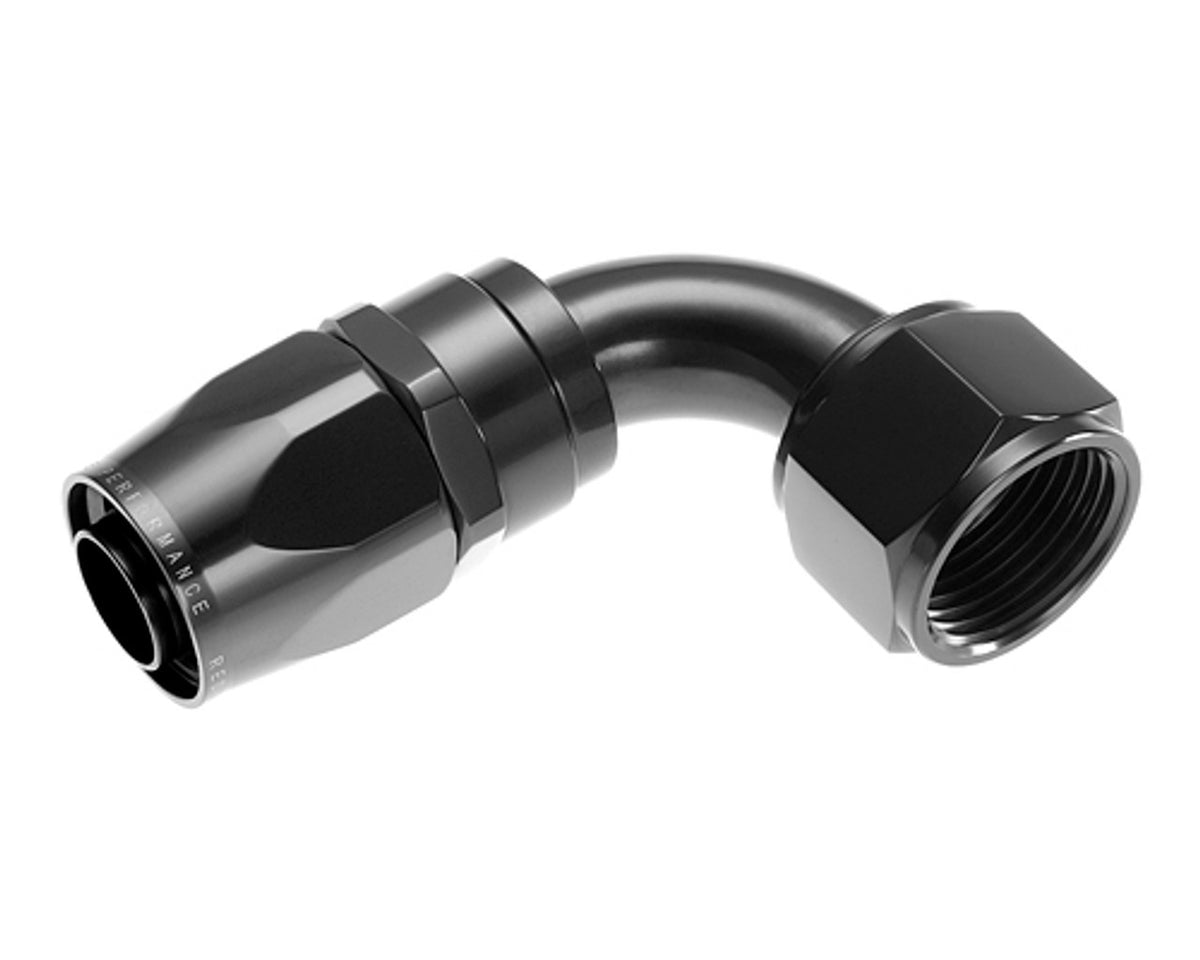 Redhorse Performance 6AN Swivel Hose Ends Black 90 - 1090-06-2