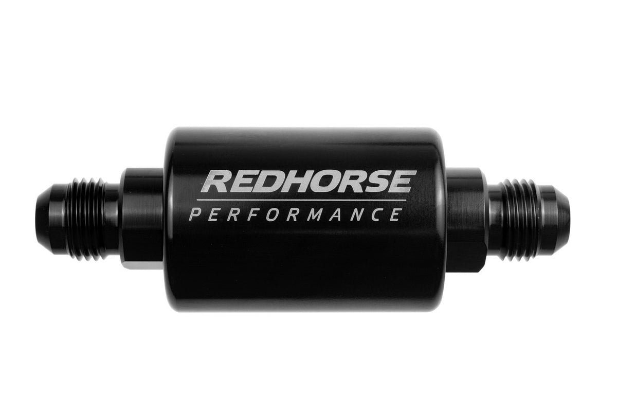 Redhorse Performance 6AN Fuel Filter- Black - 4151-06-2