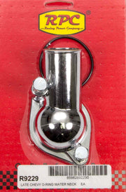 Racing Power Co-Packaged 66-75 Chevy V8 Steel Water Neck Chrome - R9229